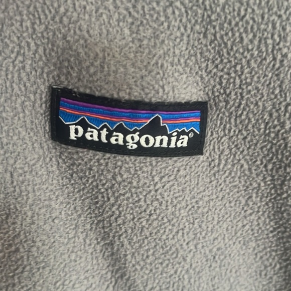Patagonia Women’s Gray Micro Fleece Quarter Zip Gray Jacket size Small ♣️ - Picture 3 of 5